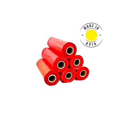 Hundekotbeutel auf Rolle rot MDPE ohne Aufdruck (Karton à 4800 Stück)