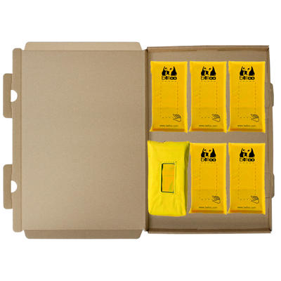 poco-bello set, yellow case & 5 refills